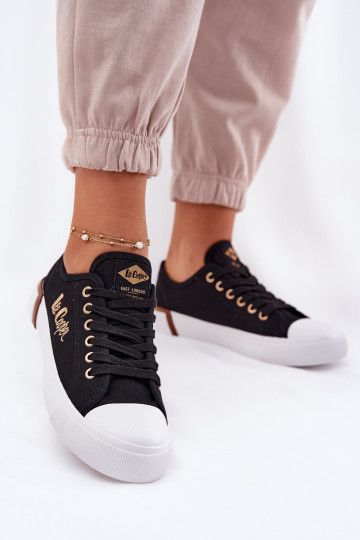 sapatos casuais  Feminino Lee Cooper LCEM-25-31-3427L cor preta