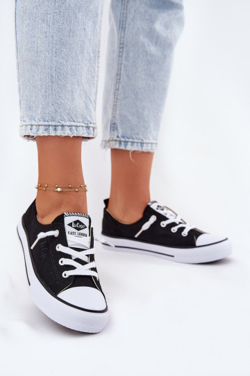  Sapatos de lazer Lee Cooper LCEM-25-02-3299L cor preta 2