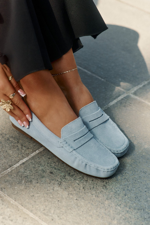 Mocassins de camurça Big Star RR274943 cor azul