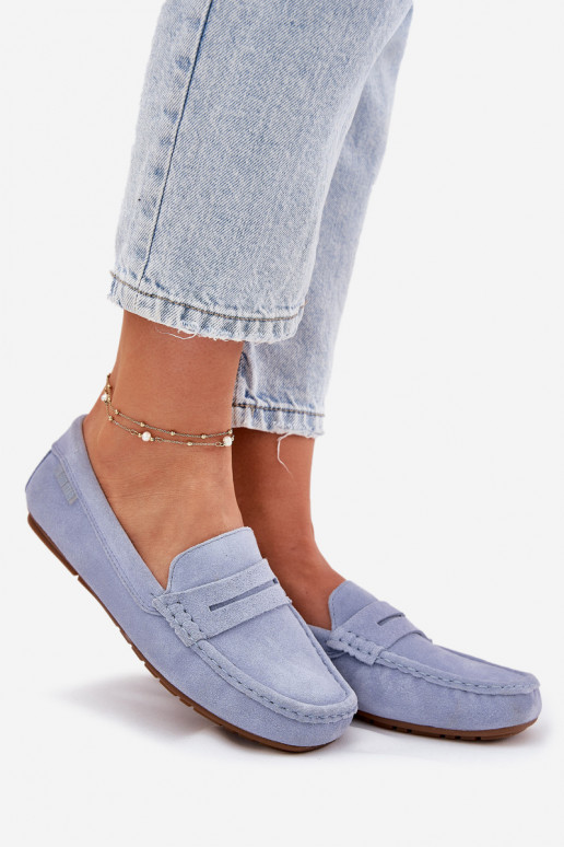 Mocassins de camurça Big Star RR274943 cor azul