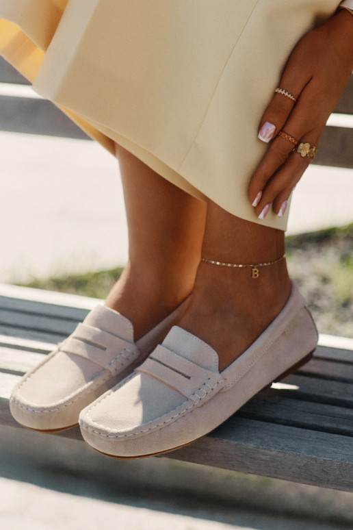 Mocassins de camurça Big Star RR274947 cor areia