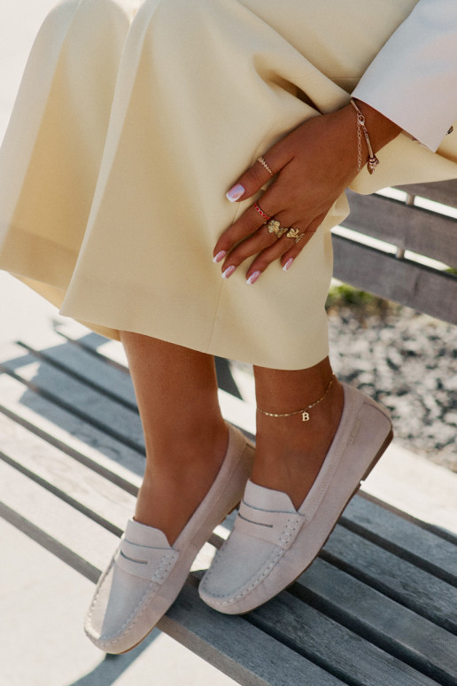 Mocassins de camurça Big Star RR274947 cor areia