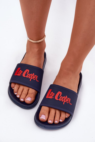 Chinelos femininos Lee Cooper LCEM-25-07-3524L azul escuro
