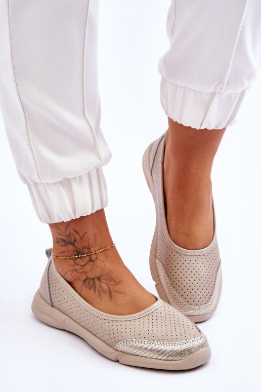 Pele Feminino Bailarinas a céu aberto bege Lucy Pele Feminino Bailarinas a céu aberto bege Lucy
