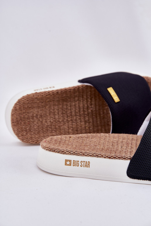 Chinelos femininos Big Star RR274A108 cor preta