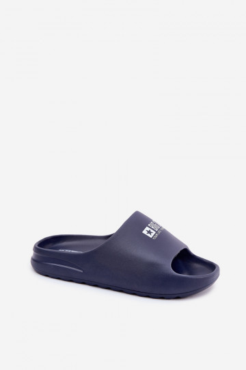 Chinelos leves Chinelos Tem que sercho Z Logo Big Star RR174A014 azul escuro