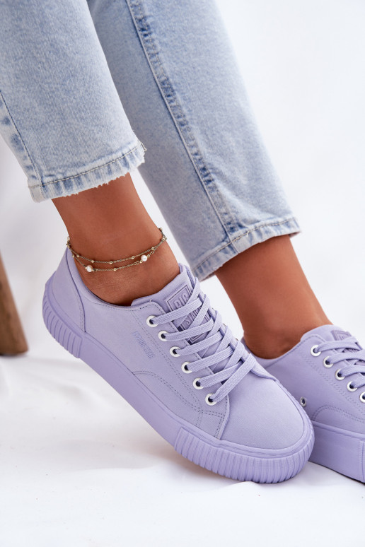  Sapatos de lazer Big Star RR274406 Cor violeta