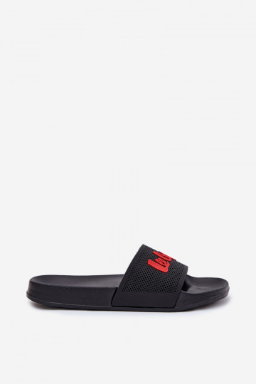 Chinelos Tem que sercho Lee Cooper LCEM-25-07-3526M cor preta 2