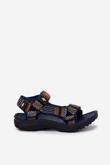Sandálias infantis Lee Cooper LCEM-25-34-3571K azul escuro 2