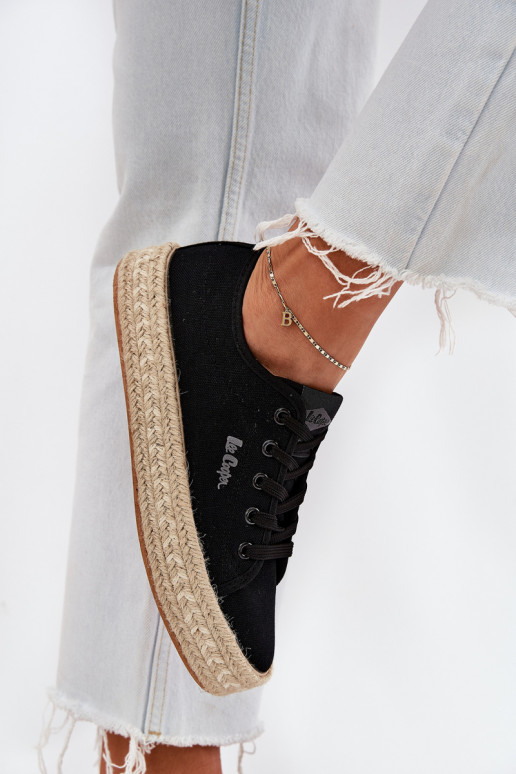 Tênis casuais com cadarços Lee Cooper LCIN-25-44-3216 pretos Tênis casuais com cadarços Lee Cooper LCIN-25-44-3216 pretos