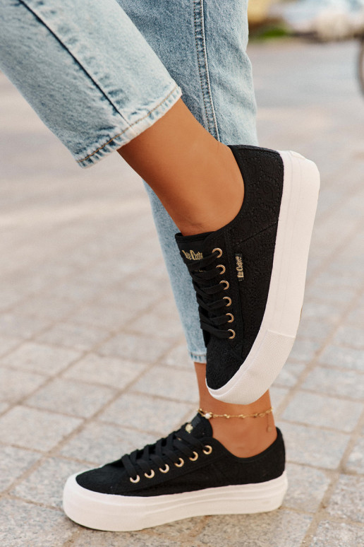 Tênis casuais com cadarços Lee Cooper LCIN-25-31-3439L pretos Tênis casuais com cadarços Lee Cooper LCIN-25-31-3439L pretos