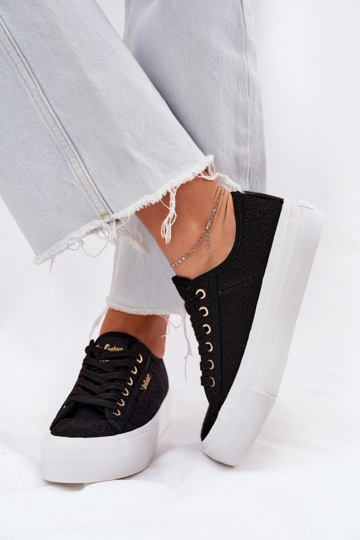 Tênis casuais com cadarços Lee Cooper LCIN-25-31-3439L pretos Tênis casuais com cadarços Lee Cooper LCIN-25-31-3439L pretos