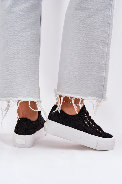 Tênis casuais com cadarços Lee Cooper LCIN-25-31-3439L pretos Tênis casuais com cadarços Lee Cooper LCIN-25-31-3439L pretos