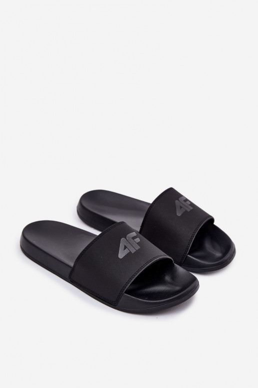 Chinelos Tem que sercho 4F 4FRMM00FSLIM011-21S cor preta