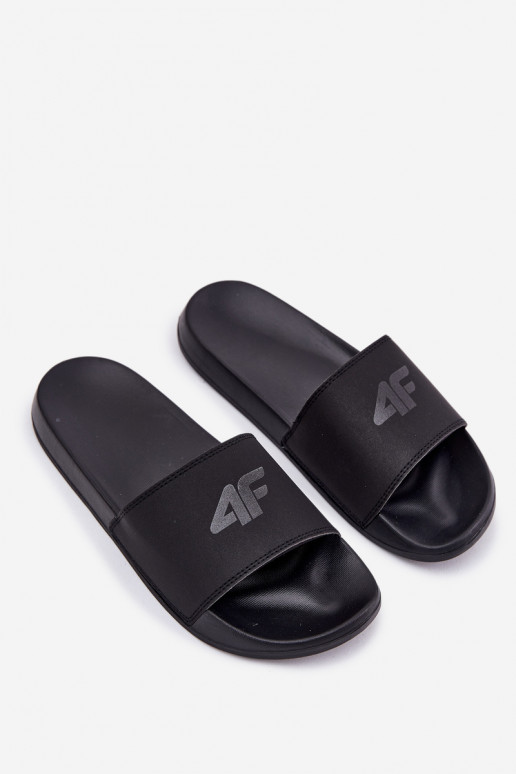 Chinelos Tem que sercho 4F 4FRMM00FSLIM011-21S cor preta
