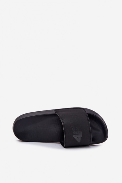 Chinelos Tem que sercho 4F 4FRMM00FSLIM011-21S cor preta