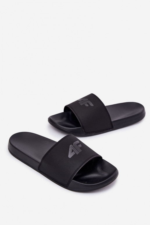 Chinelos Tem que sercho 4F 4FRMM00FSLIM011-21S cor preta