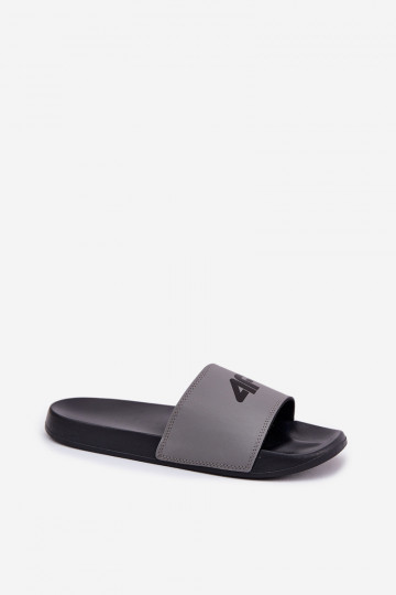 Chinelos Tem que sercho 4F 4FRMM00FSLIM011-25S cor cinza