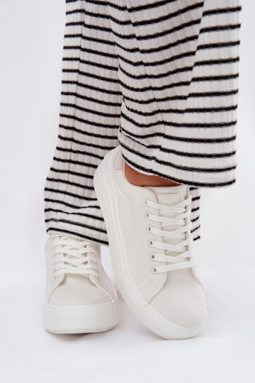 Sapatos de lazer com uma plataforma Big Star RR274463 cor branca 2