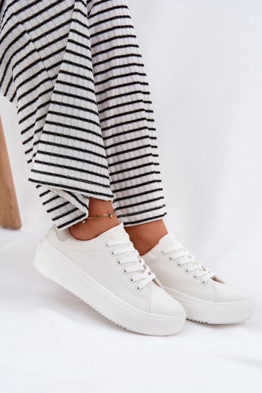  Sapatos de lazer com uma plataforma Big Star RR274463 cor branca