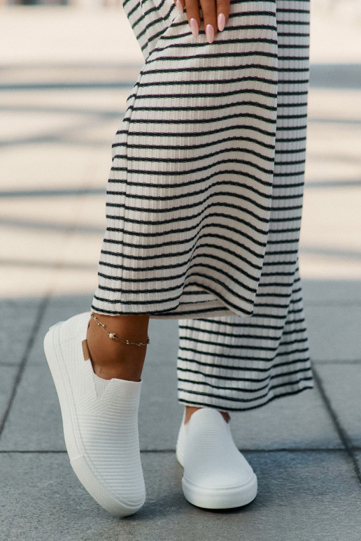 Sapatos de lazer Slip-On Big Star RR274717 cor branca