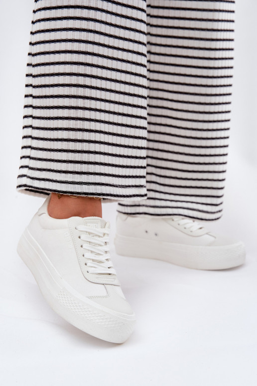 Sapatos de lazer com uma plataforma Big Star RR274337 cor branca