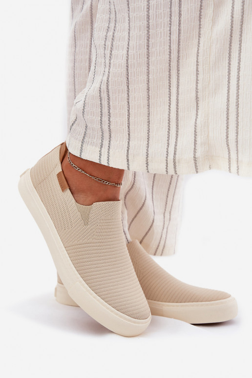 Sapatos de lazer Slip-On Big Star RR274721 bege