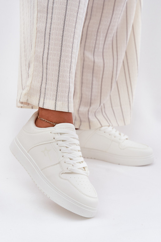 À modalo de tênis Feminino Big Star RR274A241 HI-POLY SYSTEM cor branca