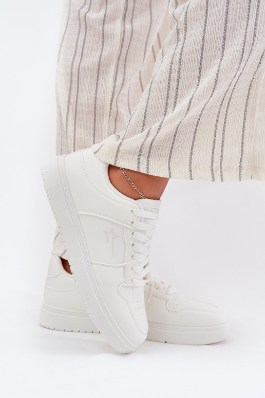 À modalo de tênis Feminino Big Star RR274A241 HI-POLY SYSTEM cor branca