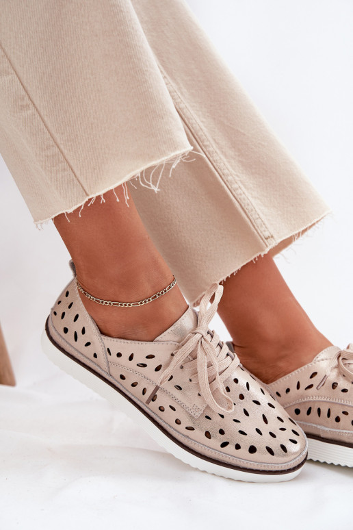 sapato Pele Feminino S.Barski LR51-611 cor dourada sapato Pele Feminino S.Barski LR51-611 cor dourada