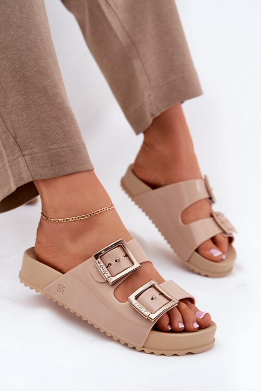 Feminino Chinelos Suavemente Perfumado ZAXY NN285092 bege