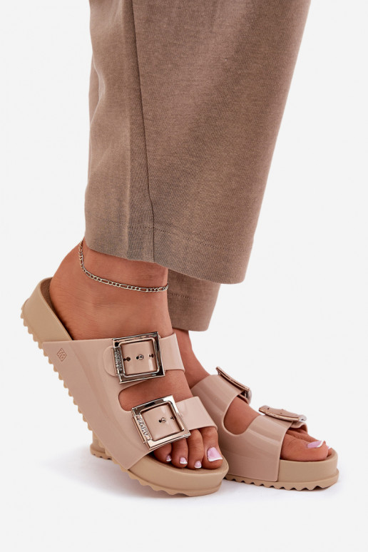 Feminino Chinelos Suavemente Perfumado ZAXY NN285092 bege