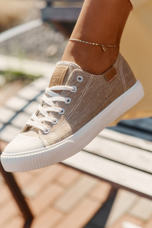 Sapatos de lazer Big Star RR274795 bege  Sapatos de lazer Big Star RR274795 bege