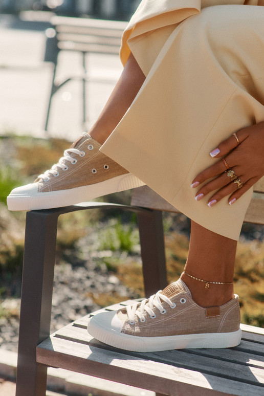 Sapatos de lazer Big Star RR274795 bege  Sapatos de lazer Big Star RR274795 bege