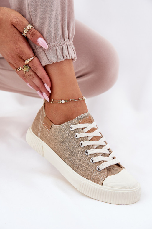 Sapatos de lazer Big Star RR274795 bege  Sapatos de lazer Big Star RR274795 bege