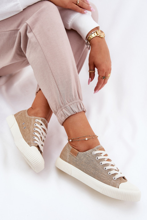 Sapatos de lazer Big Star RR274795 bege  Sapatos de lazer Big Star RR274795 bege