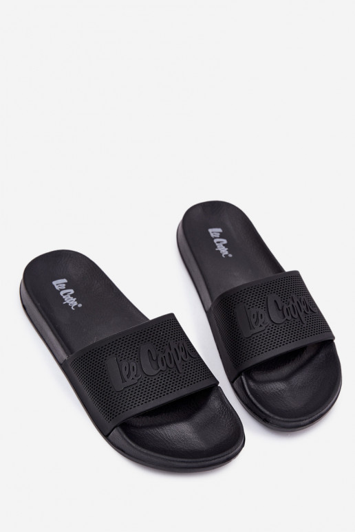 Chinelos Tem que sercho Lee Cooper LCEM-25-07-3527M cor preta Chinelos Tem que sercho Lee Cooper LCEM-25-07-3527M cor preta