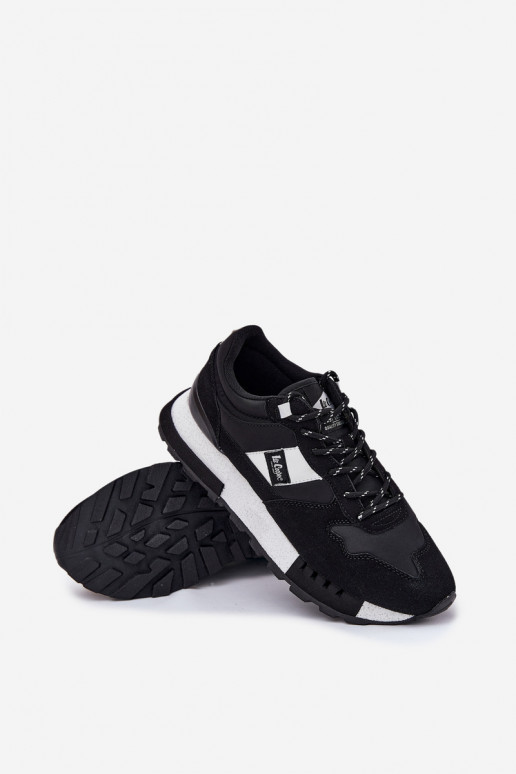 À modalo de tênis Tem que sercho com uma plataforma Lee Cooper LCJ-25-03-3378M cor preta À modalo de tênis Tem que sercho com uma plataforma Lee Cooper LCJ-25-03-3378M cor preta