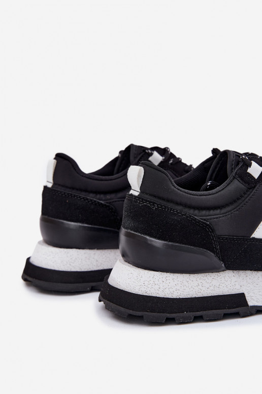 À modalo de tênis Tem que sercho com uma plataforma Lee Cooper LCJ-25-03-3378M cor preta À modalo de tênis Tem que sercho com uma plataforma Lee Cooper LCJ-25-03-3378M cor preta