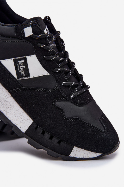 À modalo de tênis Tem que sercho com uma plataforma Lee Cooper LCJ-25-03-3378M cor preta À modalo de tênis Tem que sercho com uma plataforma Lee Cooper LCJ-25-03-3378M cor preta