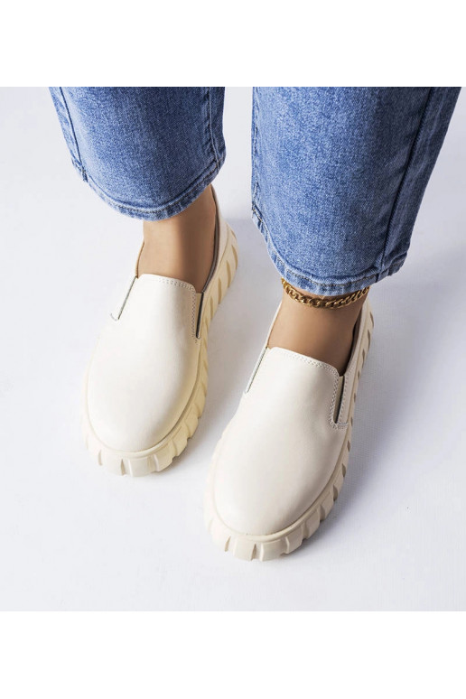 Botas de cano curto bege, "Igreja"