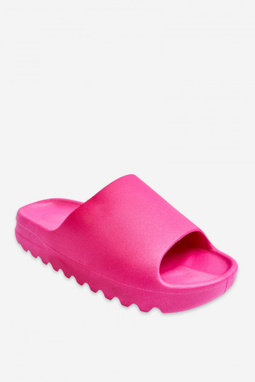 Chinelos da moda com uma plataforma cor rosa Estella 2