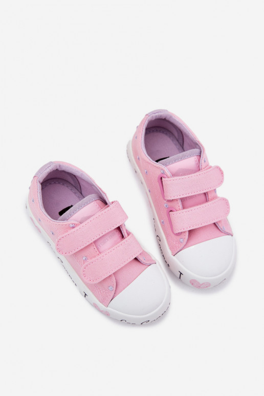 sapatos casuais Infantil com fixadores adesivos Lee Cooper LCEM-25-02-3265K cor rosa sapatos casuais Infantil com fixadores adesivos Lee Cooper LCEM-25-02-3265K cor rosa