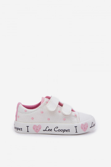 Tênis femininos brancos com cano alto, Lee Cooper LCIN-25-31-3461L 2