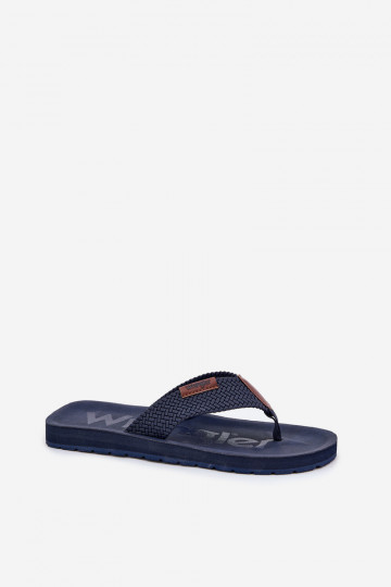 Chinelos Chinelos Tem que sercho EMRANGLER ZANE FLIPFLOP MEN LOEM 20251044.24H azul escuro