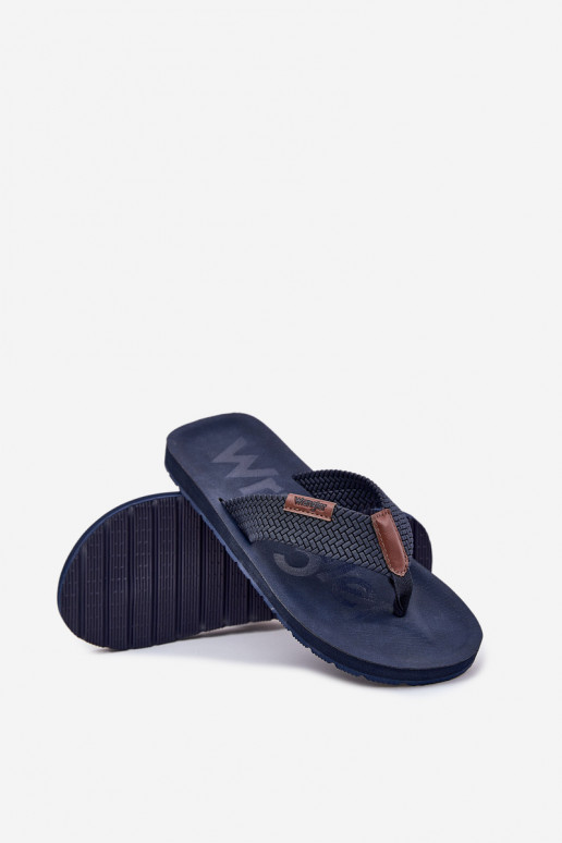 Chinelos Chinelos Tem que sercho EMRANGLER ZANE FLIPFLOP MEN LOEM 20251044.24H azul escuro