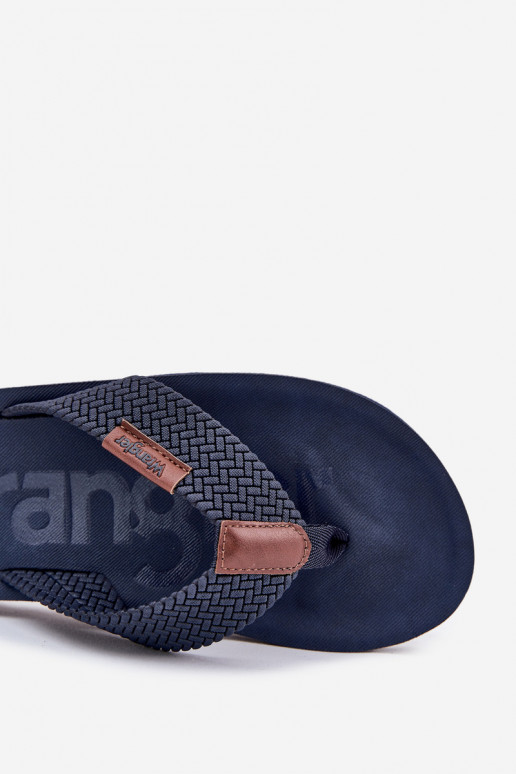 Chinelos Chinelos Tem que sercho EMRANGLER ZANE FLIPFLOP MEN LOEM 20251044.24H azul escuro