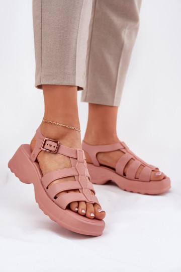 Sapatos femininos na cor rosa com perfume, ZAXY RR285116 2