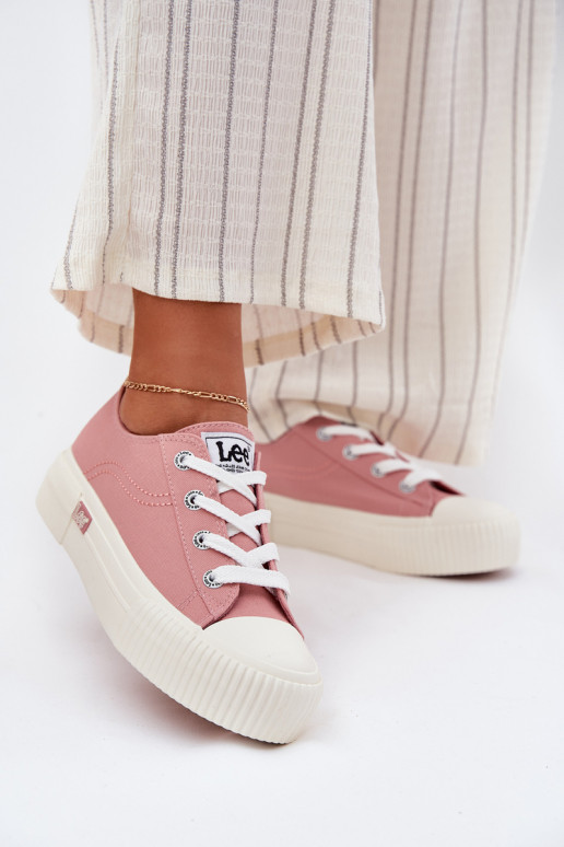 Sapatos de lazer com uma plataforma LEE ISLA C EMOMEN LOEM 50251001 cor rosa