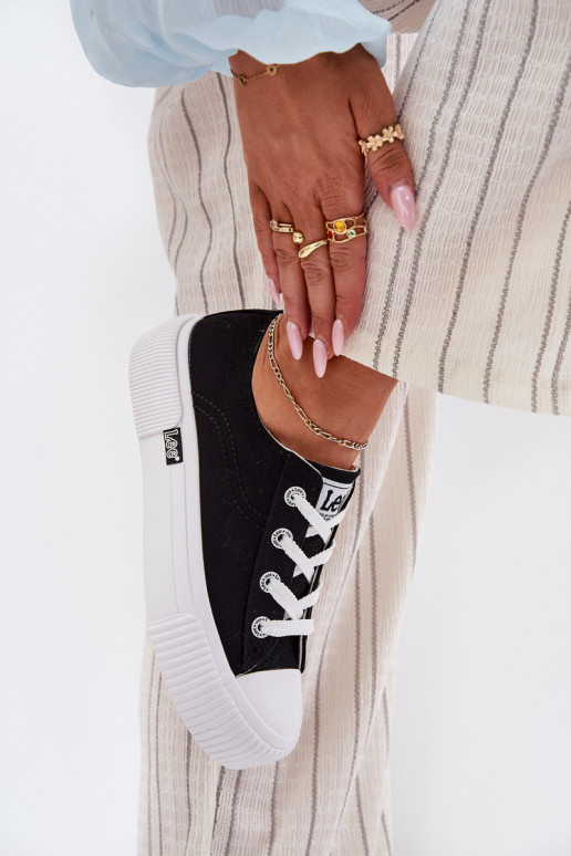 Sapatos de lazer com uma plataforma LEE ISLA C EMOMEN LOEM 50251001 cor preta Sapatos de lazer com uma plataforma LEE ISLA C EMOMEN LOEM 50251001 cor preta